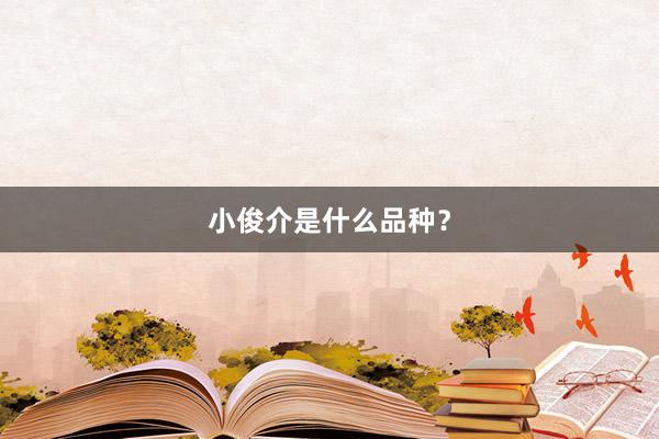 小俊介是什么品种?